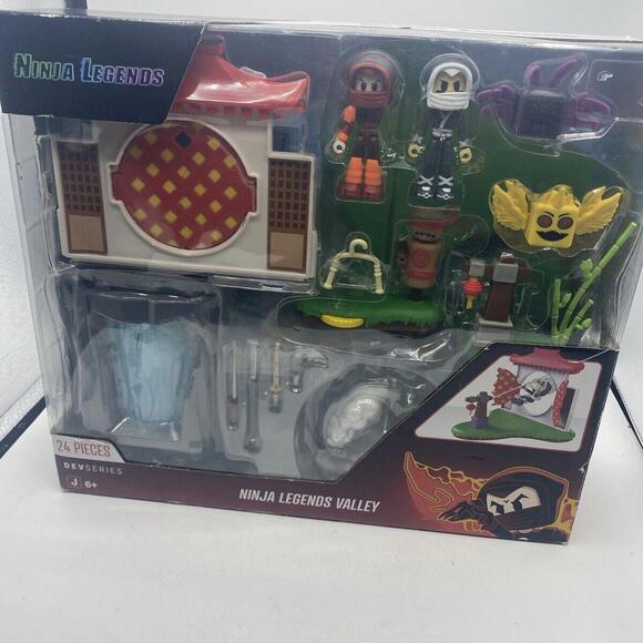 Ninja Legends Valley Action Figure Playset 24 Pieces Distressed Package - Picture 2 of 8